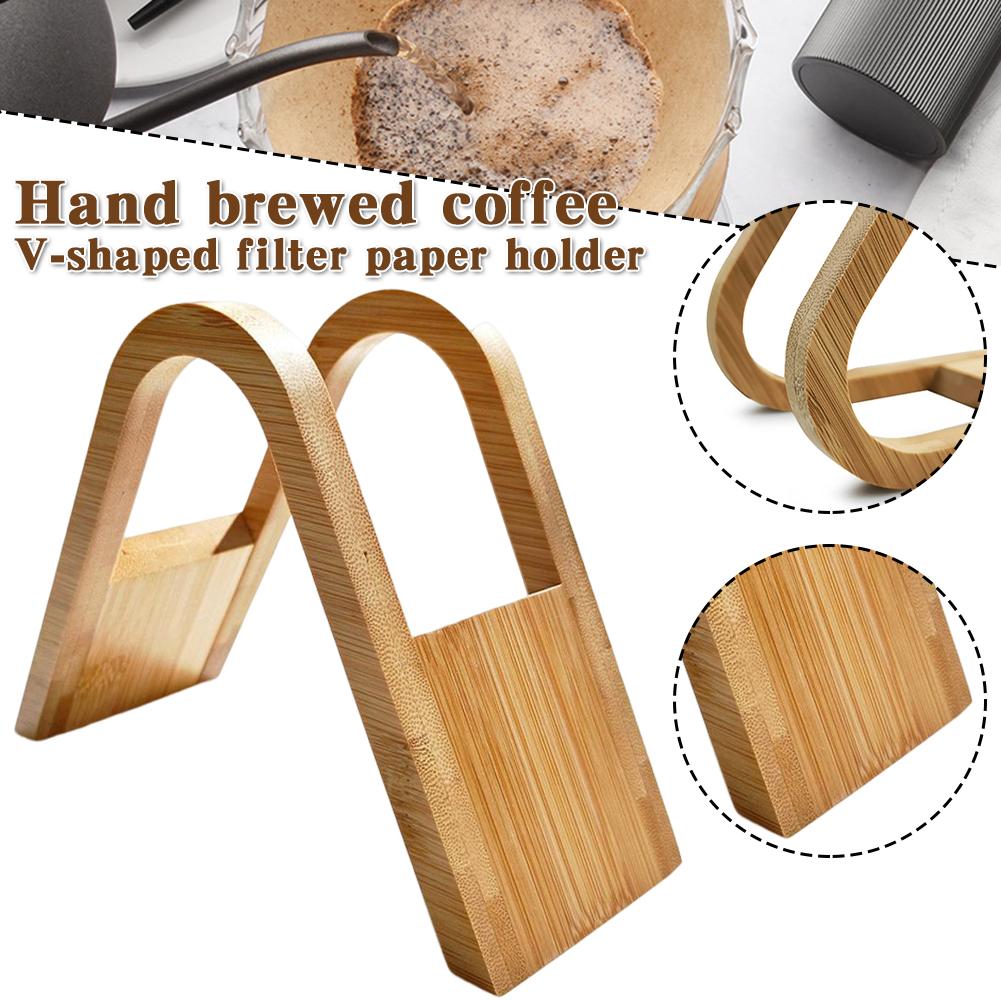 

Simple Wood Coffee Filters Holder Saving Space Coffee Paper Storage Shelf For Coffee Shop China Mainland