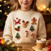 3D Embroidery Patch Christmas Felt Brooch Kit for Beginners, DIY Decorative Pins Set with Tools, Creative Sewing Projects Handmade Art Crafts Festive