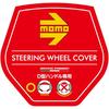 MOMO TRACK Truck Steering Wheel Cover, Italy, Milan, Flat Bottom, D-Shaped, Yellow