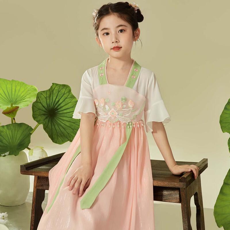 Xiao Hu Pati Girls' Summer Hanfu Dress