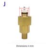 Metal Adapter Foam Nozzle Foam Generator Foam Gun High Pressure Washing Soap Foamer Car Wash For Nilfisk Karcher Huter Elitech L