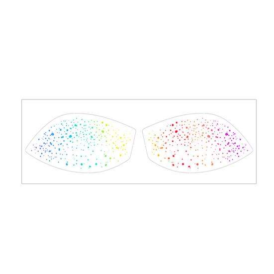 Metallic Eye Tattoo Stickers, Waterproof Temporary Freckle Decals, Sparkling Foil Eye Makeup for Festival Party, Glitter Face Art
