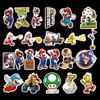 Mario 100pcs Super Bros Princess Kawaii Notes Stickers Laptop Bikes Waterproof