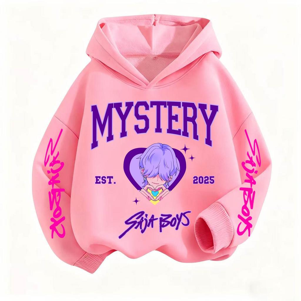 KPop Demon Hunters Huntrix Boys Hoodies Girl Fashion Hoodie Children Casual Pullovers Sweaters Long Sleeves Kids Autumn Clothes
