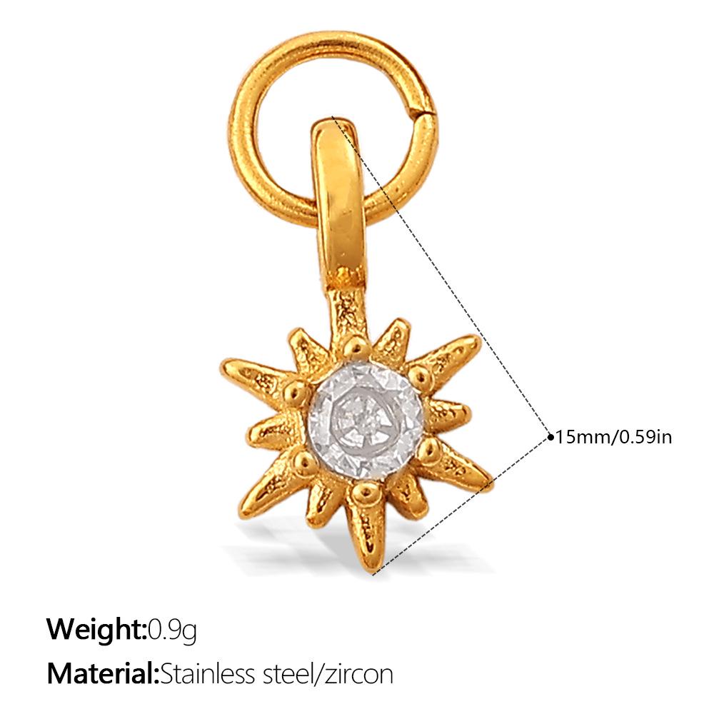 18k Gold-Plated European & American Ocean Series Sea Fish Charms for DIY Necklaces & Bracelets