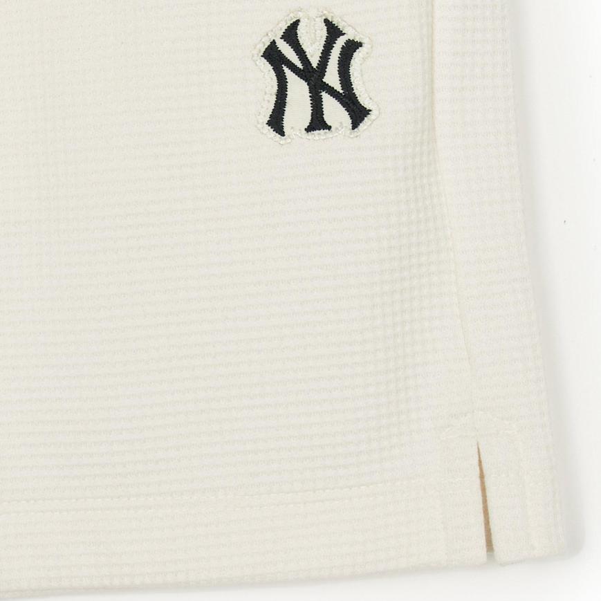 New MLB Casual Shorts Women's Ecru 3FSPB0253-50CRS