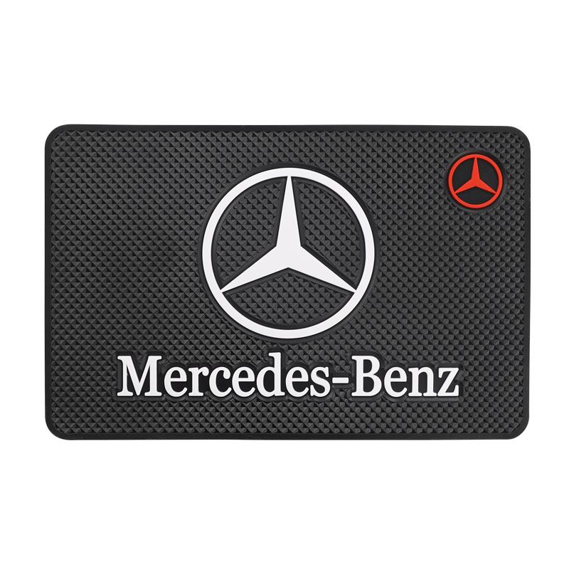 

2025 Hot Car Emblem Anti Slip Pad Phone Key Non Slip Sticky Gel Mat For Mercedes Benz AMG GLE GLS CLS GLC CLA GLA GLK ML C197 R2