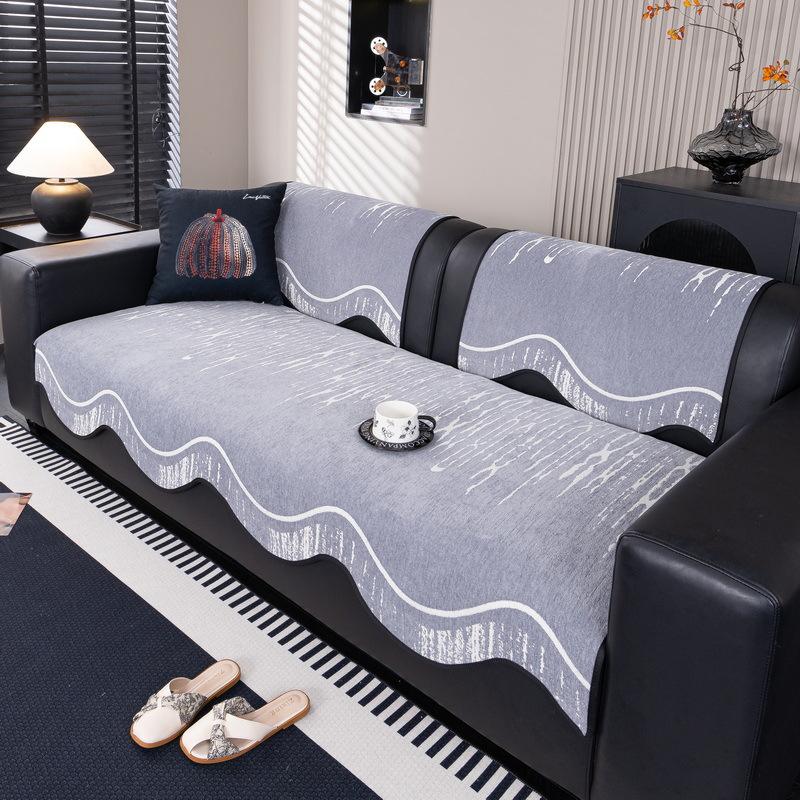 Special-Shaped Sofa Cushion Is Universal In All Seasons  New Light Luxury Sofa Seat Cushion Non-Slip Straight Row High-End Cover Cloth Towel