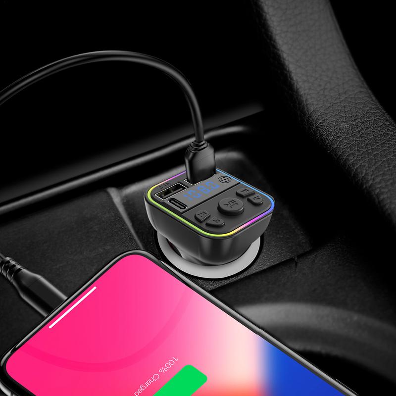 FM Transmitter Wireless FM Radio Transmitter Car Music Connector Multifunctional Car Music Adapter Calling & Audio Receiver