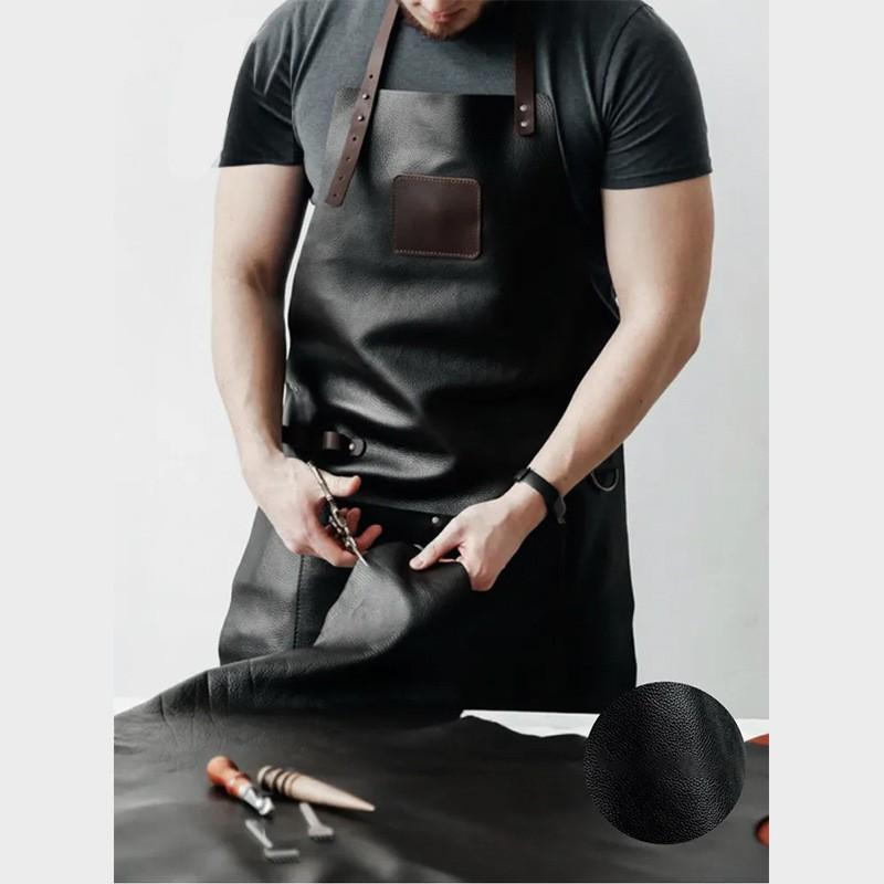 Unisex PU Waterproof Apron Cafe Barber Kitchen Work