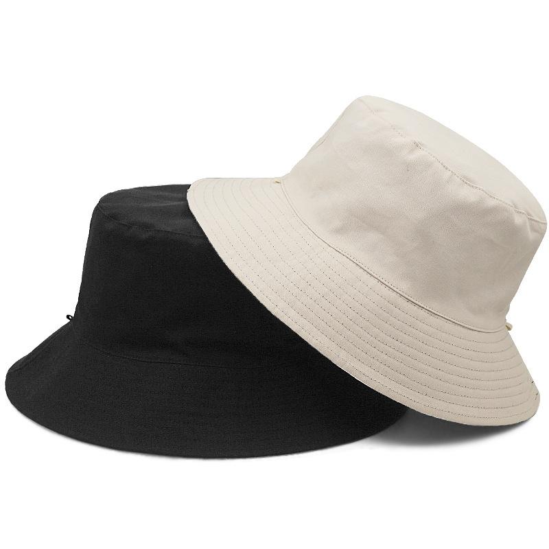 Big Head Circumference Bucket Hat Male Large Size Casual Double-sided Wearing Maple Leaf Large Sun Hat