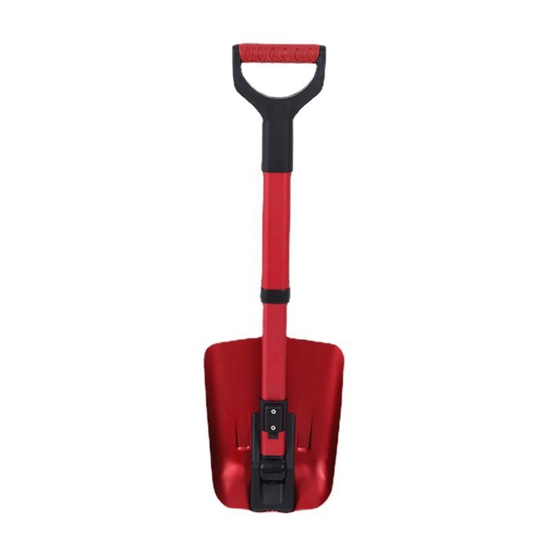 Portable multifunctional mountaineering camping shovel aluminum alloy shovel foldable snow shovel