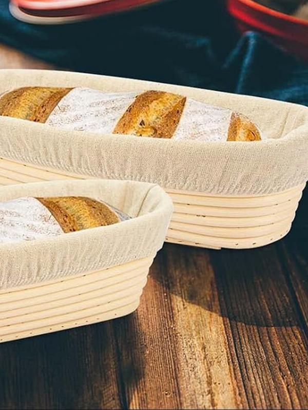 Rattan Bread Proofing Basket Sourdough Proofing Basket Natural Rattan Bread Proofing Basket Handmade Rattan Wicker Baking Bowl