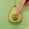 Calming Avocado Clicker Keychain Simulation Finger Button Pendant Fidget Keychain  Backpack Charm