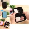 Elegant Mini Zipper Earphone Bag With Mesh Pocket And High Quality Eva Material For Safe Travel