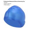 High Elasticity Adult Silicone Swim Cap Unisex Largen Thichen Swimming Cap Waterproof for Long HairBlue