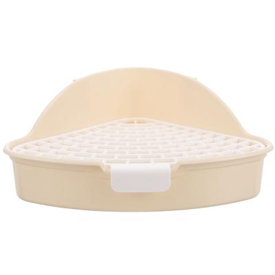 Triangle Potty Trainer Corner Bunny Toilet Guinea Litter Bedding Rabbit Potty House