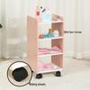 Kids' Wooden Vanity Playset - Pretend Barber Shop & Princess Dressing Table