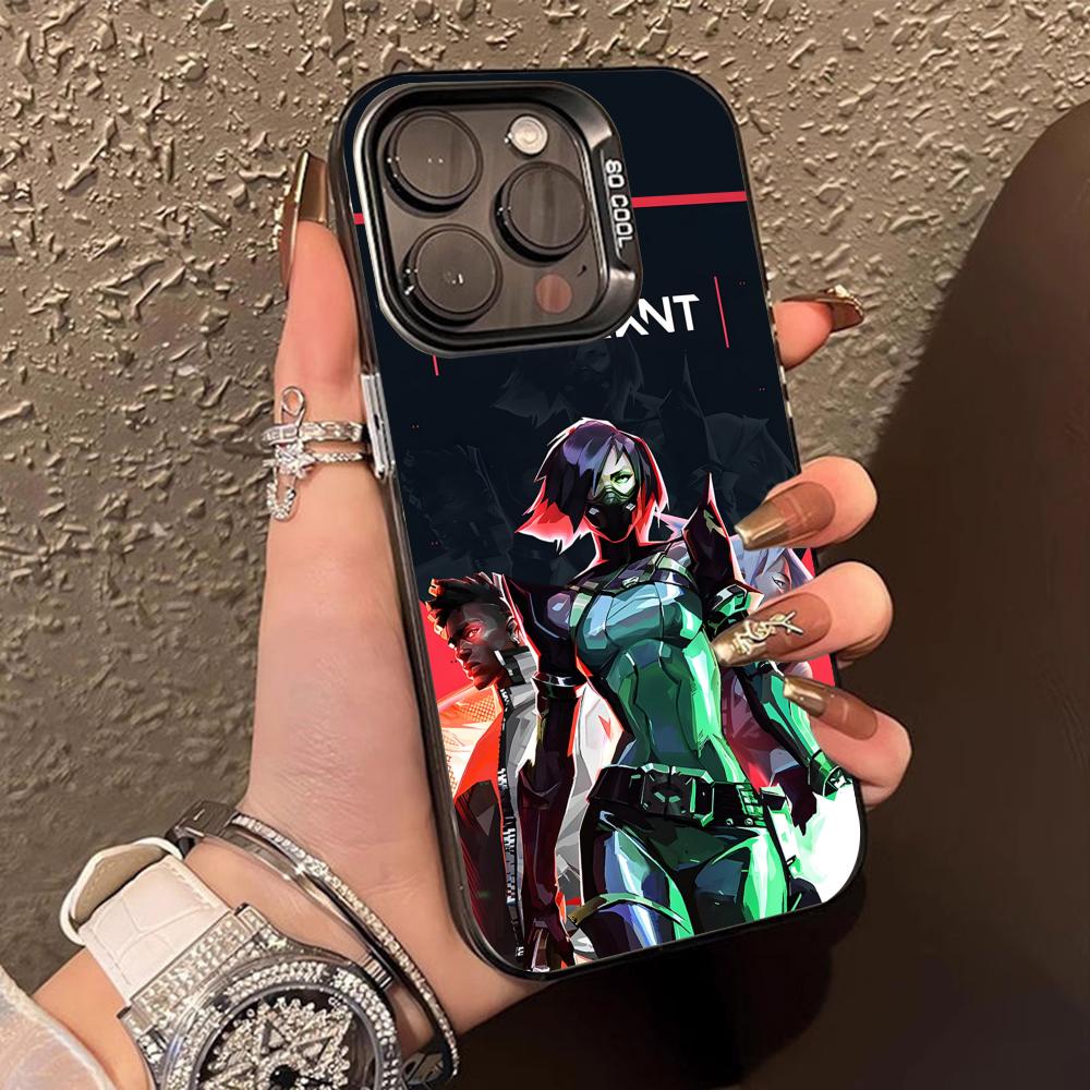 Valo Viper Phone Case for iPhone 17 16 15 14 13 12 11 X XR XS Air Pro Max Plus Black Colorful Silver Cover