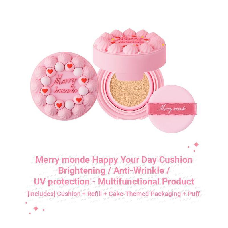 Merry monde - Zestaw poduszek Happy Your Day - 3 Kolory