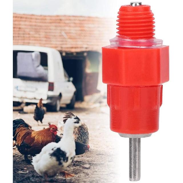 50Pcs Poultry Water Feeder Nipple Drinker Farming Equipment for Hen Duck Chicken