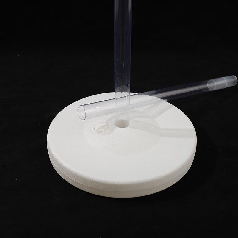 Transparent Crystal Pole Balloon Guide Column Base Pole Base Joint Accessories Wedding Banquet Arch Pole