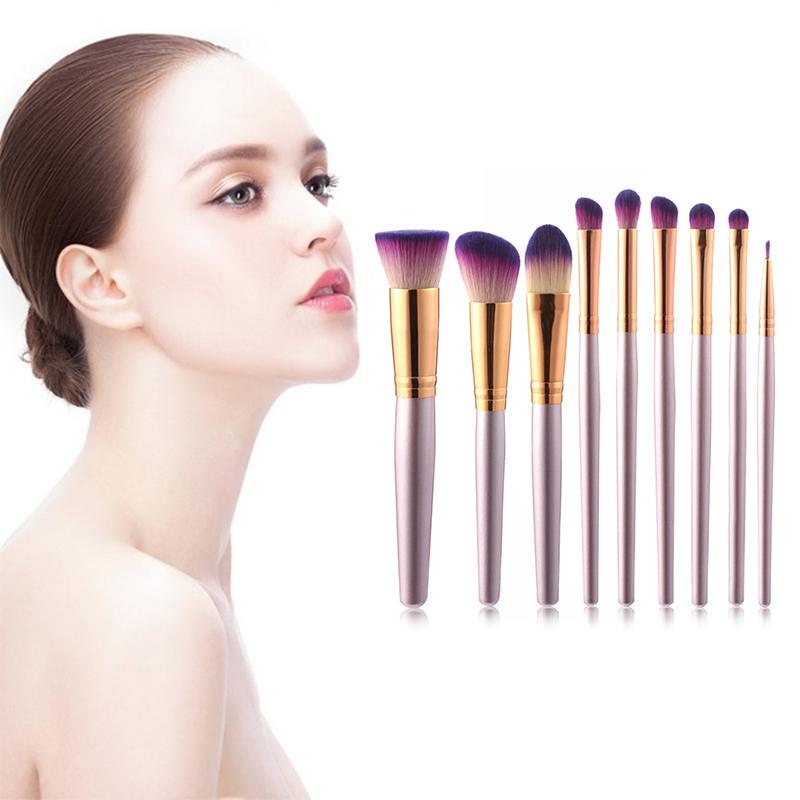 Buy 9 PCS Makeup Brush Powder Blush Makeup Brush Set Foundation Brush
