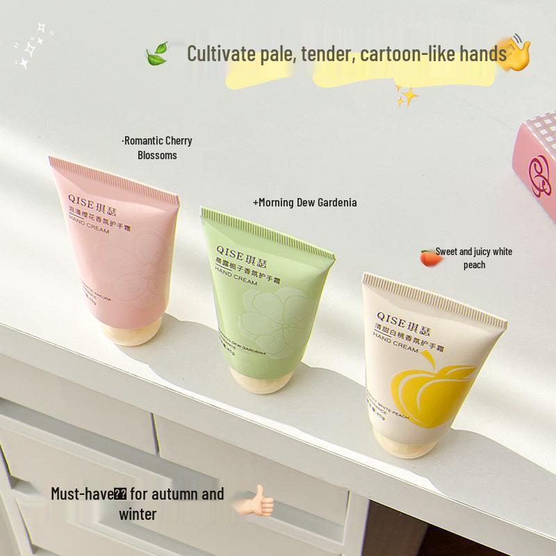 Qiser Horse Oil Portable Hand Cream: Moisturizing, Non-Greasy, Anti-Drying, Perfect for Autumn/Winter. Ideal Small Gift.