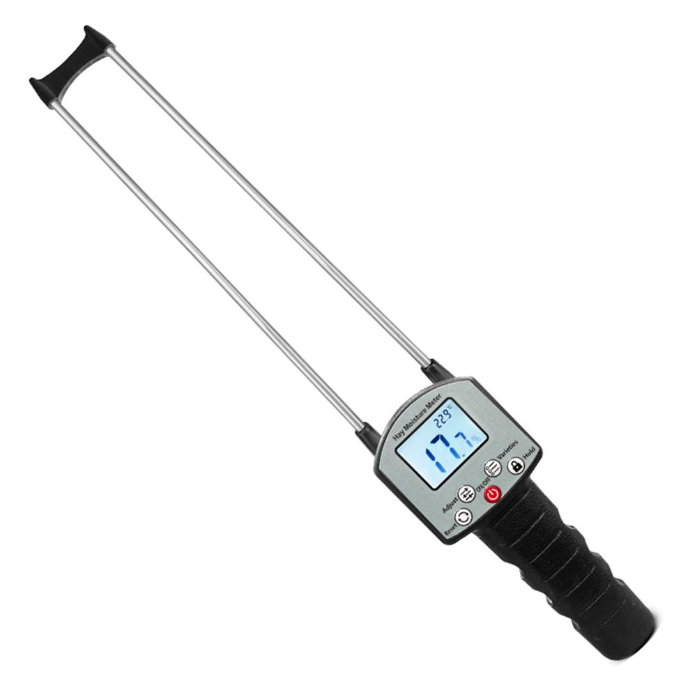 TK100H Forage Hay Fast Moisture Meter Portable Pin-type Alfalfa Moisture Meter Sheep Grass Block Moisture Tester