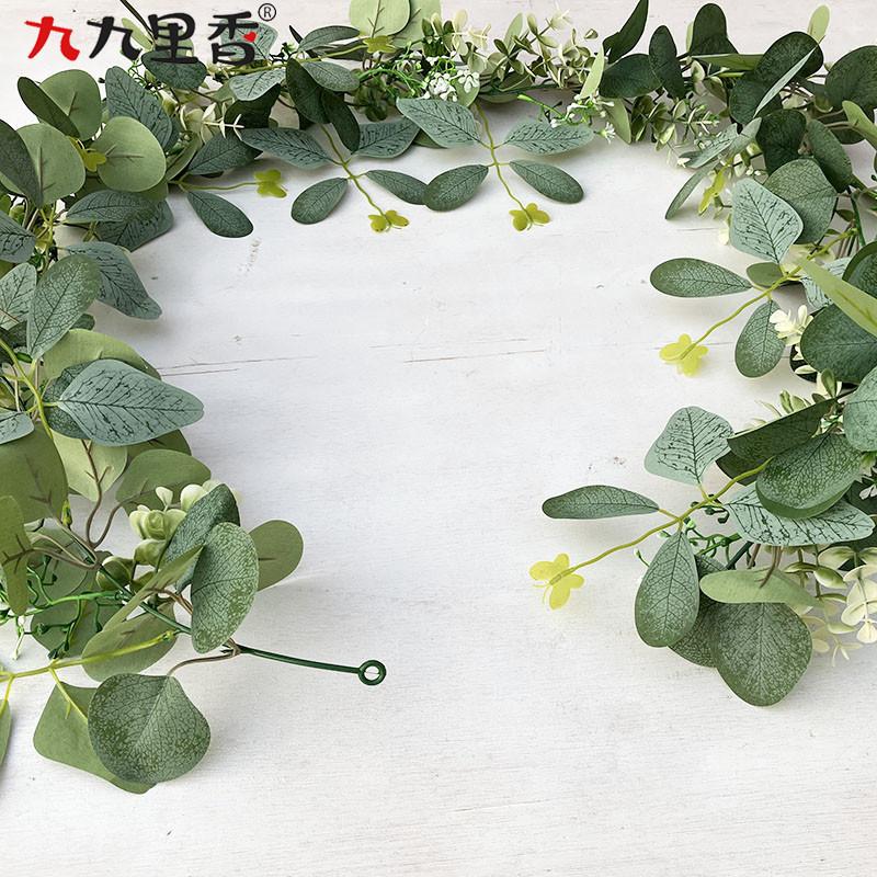American Spring 180Cm Encryption Simulation Eucalyptus Vine Green Eucalyptus Leaf Vine Vine Butterfly Vine