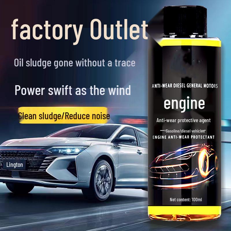 Car Engine Anti-Wear & Noise Reduction Oil Additive for Vibration Control & Smoke Prevention