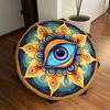 1pc Eyes of the Soul Mandala Umbrella with Plastic Handle,Suitable for All Seasons Home Travel Outdoor UmbrellaDD025