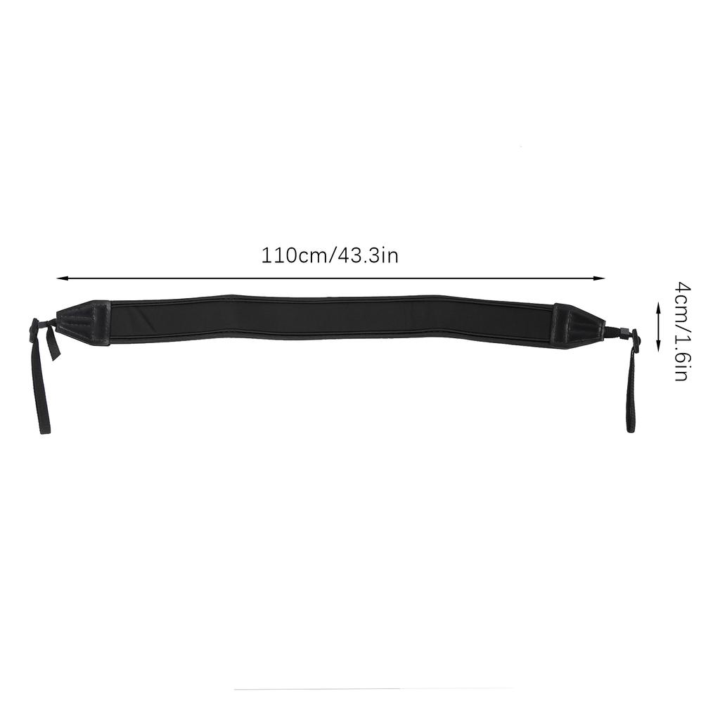 Portable   Digital Camera Antiskid Elastic Shockabsorbing Shoulder Strap(black )