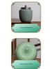 Longquan Celadon Ceramic Tea Caddy: Handmade, High-Capacity, Sealed Jar for Tea Storage