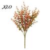 Realistic Faux Plants Fall Artificial Flower with Eucalyptus Leaf, Lifelike Plants, Long Lasting Fake UV Resistant for Autumn Thanksgiving Harvest
