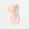 Women's Lace Socks Mesh Sheer Flower Lace Ankle Socks Summer Ultra Thin Fishnet Frilly Sock for Teens Girls