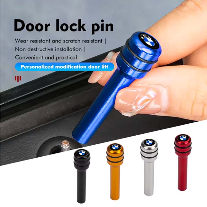 2025 Hot 2Pcs/4Pcs Car Safe Door Latch Lock Knob Pull Security Pins For BMW X3 X5 M5 M3 E46 E90 E60 F10 E39 F30 E36 G30 E87 E70