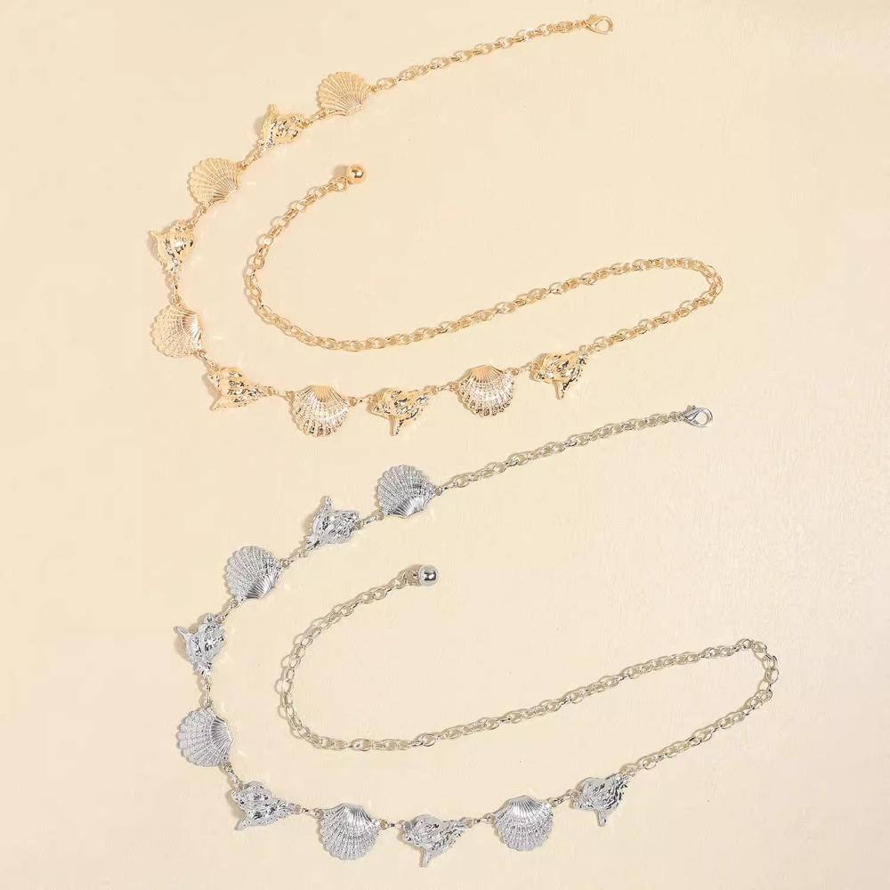 Metal Bohemian Waist Chains Belly Chain Shell Body Chain Creative Dress Belt Chains  Indian Dance