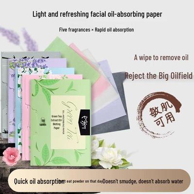 Bambuskohle Öl-absorbierendes Papier für Frauen - Sommer Gesichtsöl-Kontrolltücher