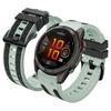 QuickFit 22mm 26mm Two-tone Sports Silicone Watch Band For Garmin Fenix 8 Pro 51mm 47mm E 7 7X 6 6X/Epix Gen 2 Strap Bracelet