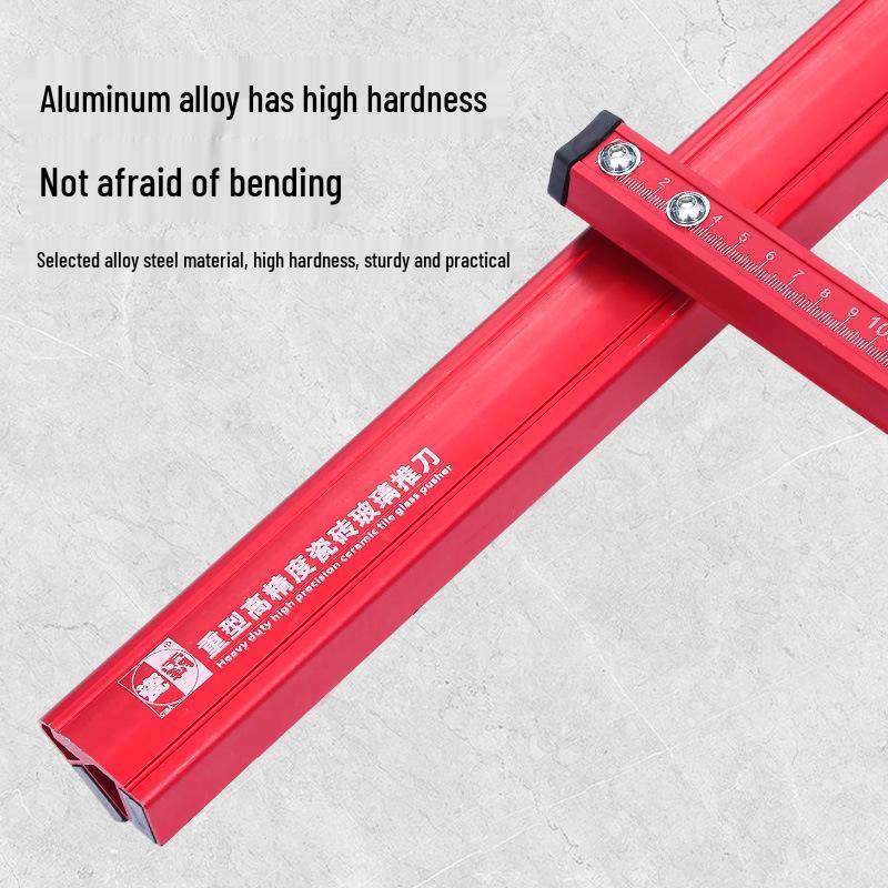 Heavy-Duty Precision Tile & Glass Push Cutter - T-Type Hand-Push for Marble and Floor Tile Cutting Machine.