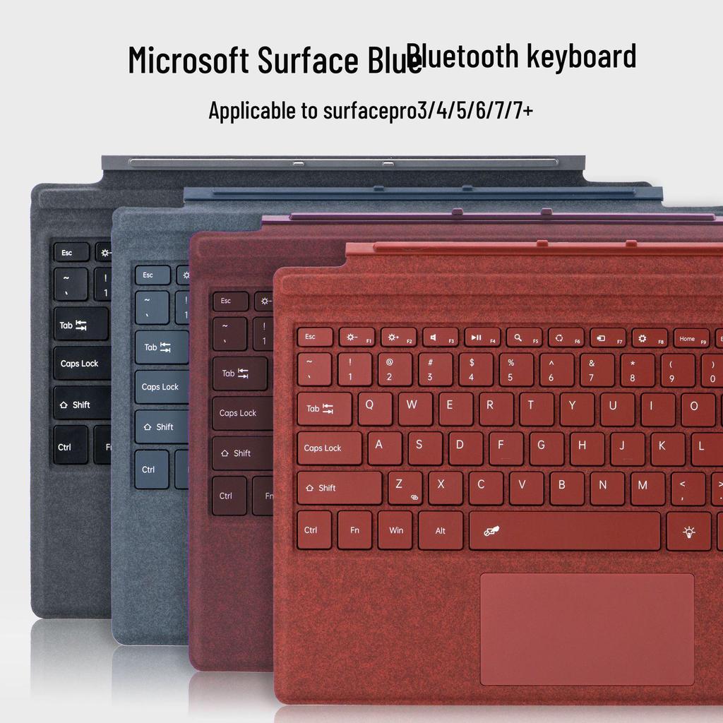 Wireless Magnetic Slim Keyboard Case for Microsoft Surface Pro Tablets