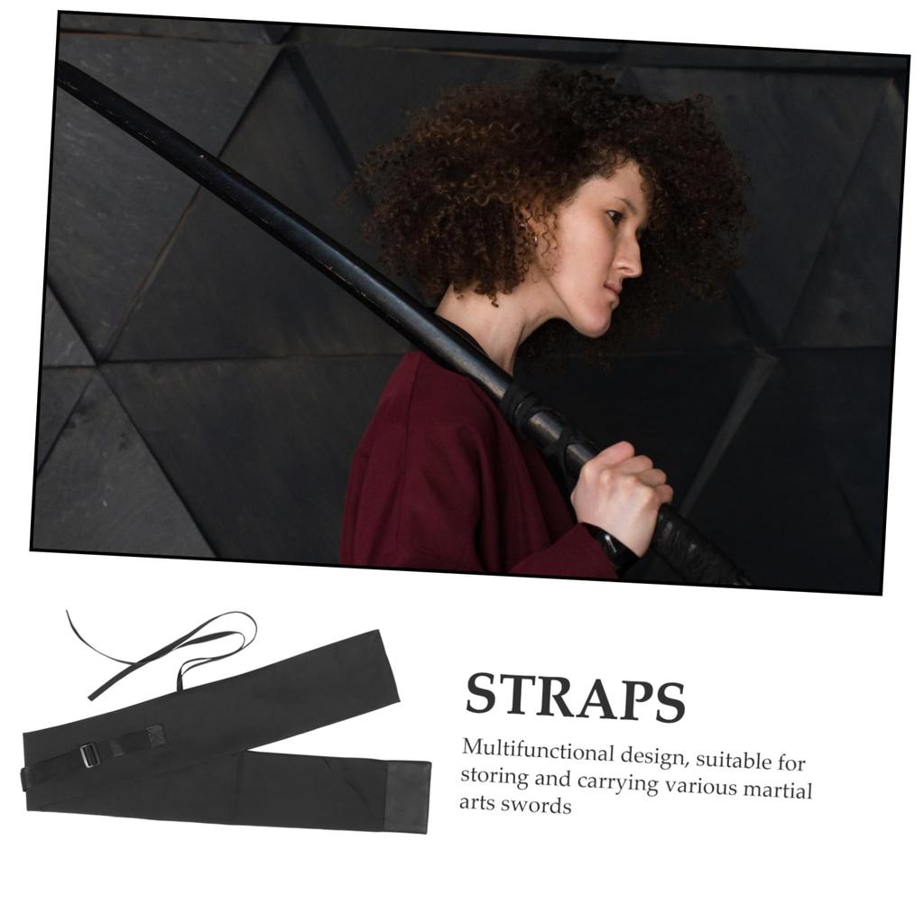 SOLUSTRE Tai Chi Sword Bag Single and Double Sword Case Oxford Canvas Martial Arts Sword Bag Sword Bag Waterproof Backpack Morning Practice Sword Bag