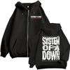 System of A Down Mezmerize Merch Dragkedja Huvtröja Alternativ Metalmusik Dragkedja Träningskläder Rock Hip Hop Vintage Tröjor Unisex