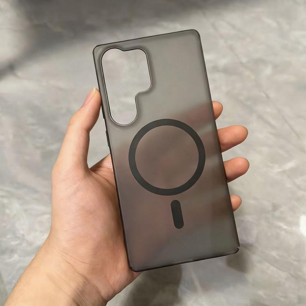 Simple Ultra Thin Ice Fog Matte Magnetic For Magsafe Phone Case For Samsung Galaxy S26 Ultra S25 S24 S23 A17 A16 Anti-drop Cover
