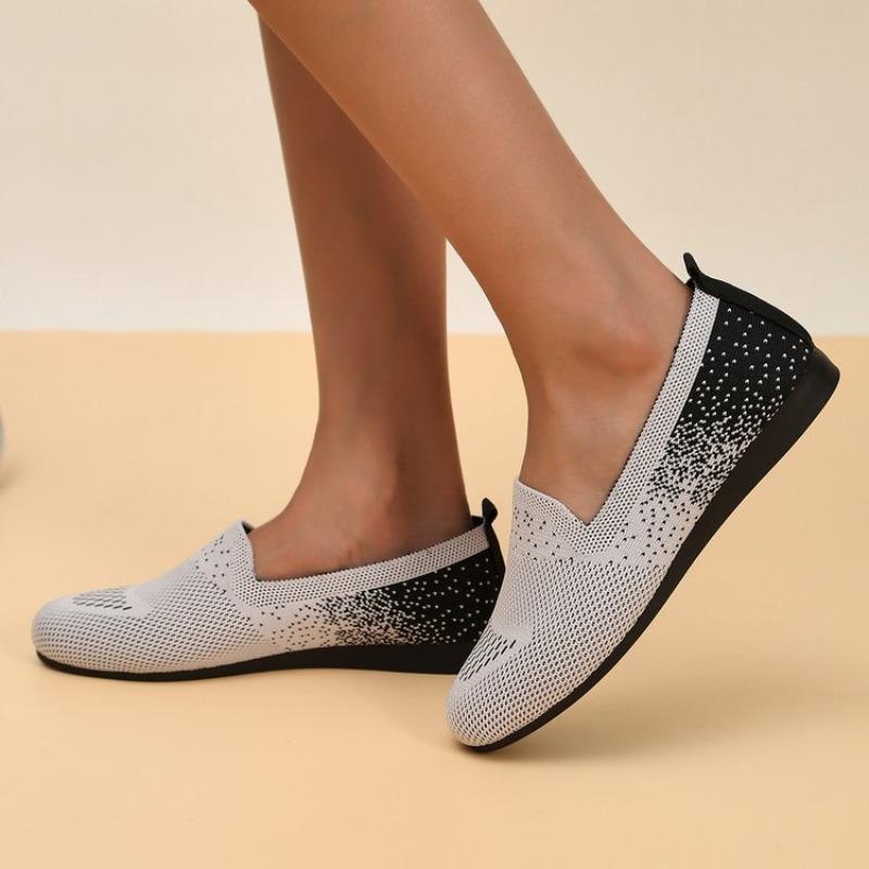 Winter New Autumn Lazy Shoe Cloth Flat Bottom Round Head Middle Mouth Flat Heel Fabric Oak