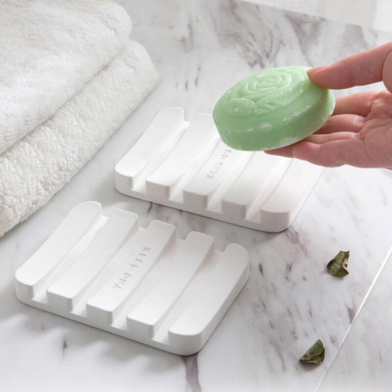 Diatomaceous Earth Draining Bathroom Kitchen Toilet Soap Dish Holder