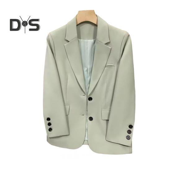 Damen Casual Blazer Reverskragen Frühling Herbstjacke Bürodame Vintage Lockerer Anzug für den Alltag Business Freizeit