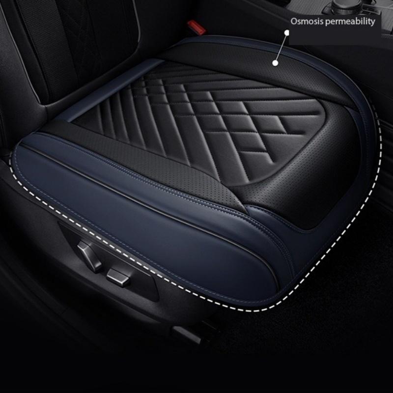 Leather Car Seat Cover Universal Front Seat Protector Seat Cushion For Ford Fusion, Ssangyong Actyon Sport, Jaguar 7, Jaguar XE