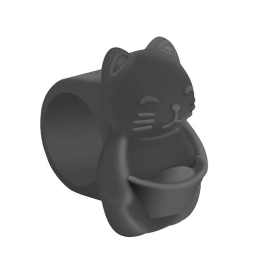 Fortune Cat Door Stopper Wall Protector Shock Absorbing Elephant Door Stops Wall Shield Cushion Adhesive Free Wall Bumper Guard for Door Handle